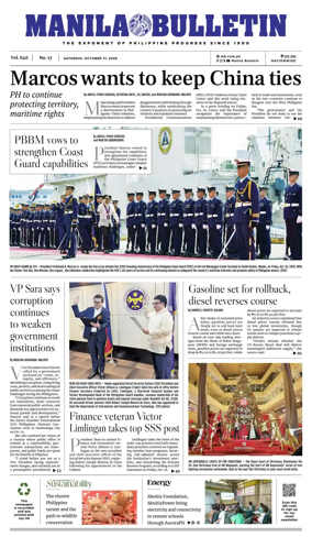 Cover of Manila Bulletin