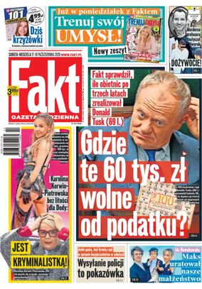 Cover of Fakt Gazeta Codzienna (Saturday)