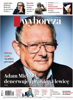 Cover of Gazeta Wyborcza
