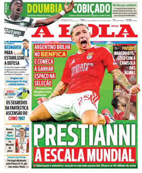 Cover of A BOLA (Portuguese)