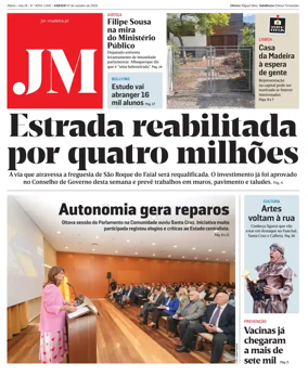 Cover of Jornal Madeira