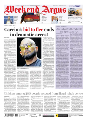 Cover of Weekend Argus (Saturday Edition)