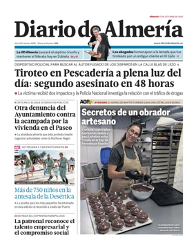 Cover of Diario de Almeria