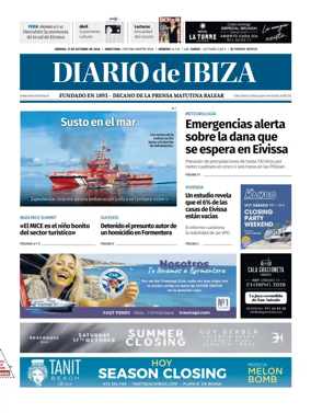 Cover of Diario de Ibiza