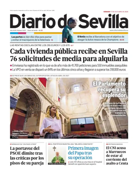 Cover of Diario de Sevilla
