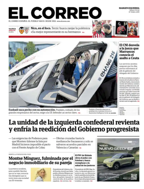 Cover of El Correo (Margen izquierda)