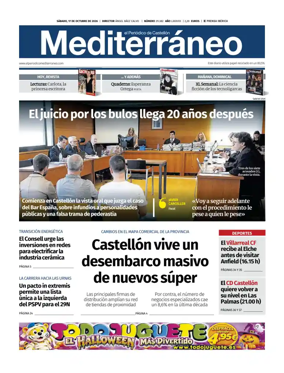 Cover of El Periodico Mediterraneo