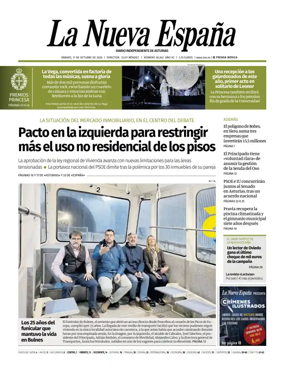 Cover of La Nueva Espana (Occidente)
