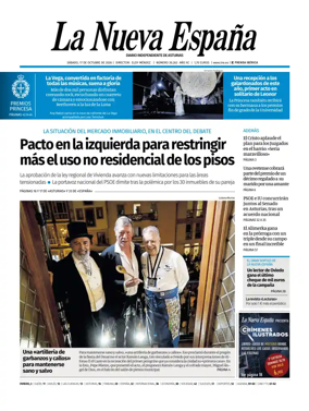 Cover of La Nueva Espana (Oviedo)