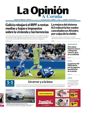 Cover of La Opinion de A Coruna