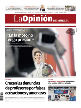 Cover of La Opinion de Murcia