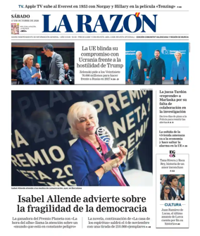 Cover of La Razon (Levante)