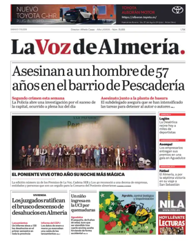 Cover of La Voz de Almeria