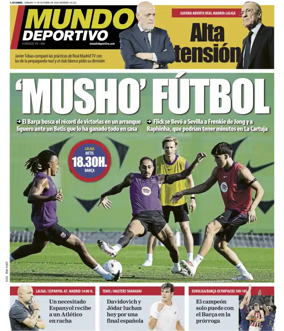 Cover of Mundo Deportivo (At. Madrid)