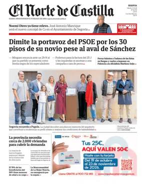 Cover of Norte de Castilla (Segovia)