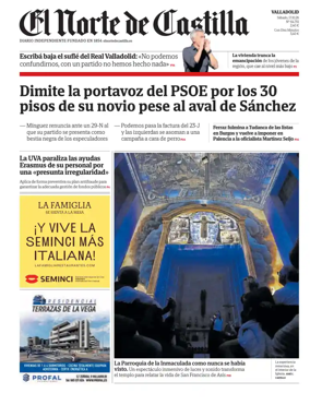 Cover of Norte de Castilla (Valladolid)