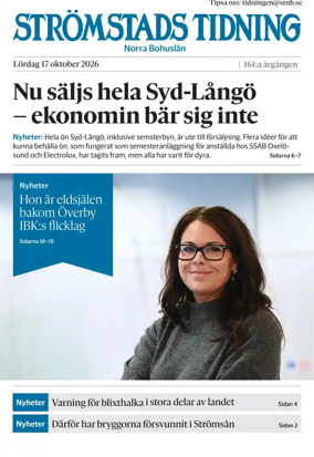 Cover of Stromstads Tidning