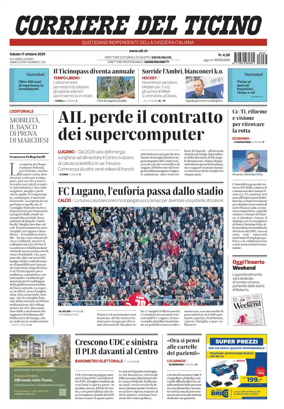 Cover of Corriere del Ticino
