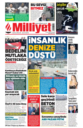 Cover of Milliyet