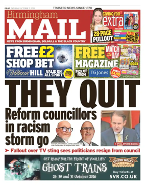 Cover of Birmingham Mail