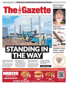 Cover of Blackpool Gazette