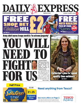 Cover of Daily Express