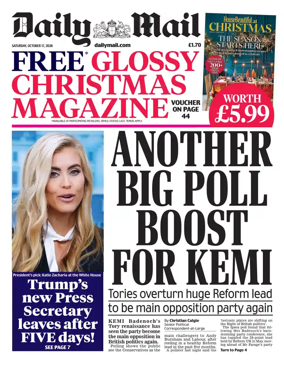 Cover of Daily Mail
