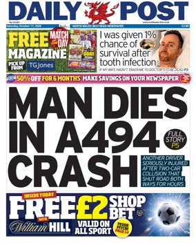 Cover of Daily Post (North Wales)