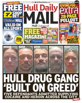 Cover of Hull Daily Mail