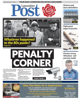Cover of Lancashire Evening Post