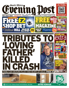 Cover of South Wales Evening Post