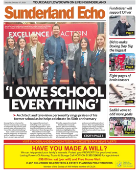 Cover of Sunderland Echo