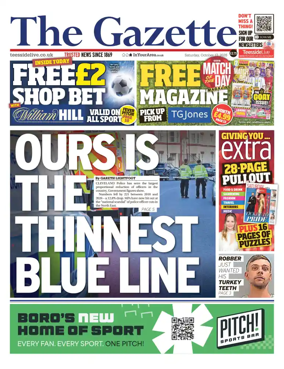 Cover of Teesside Evening Gazette