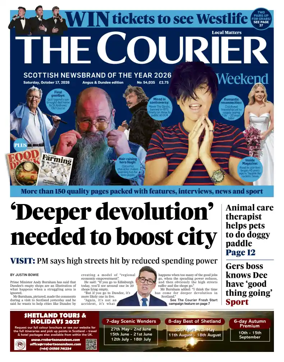 Cover of The Courier & Advertiser (Angus and Dundee)