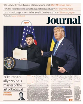 Cover of The Guardian e-paper Journal
