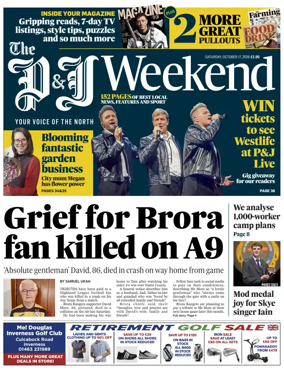 Cover of The Press and Journal (Inverness Highlands and Islands)