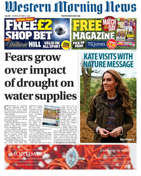 Cover of Western Morning News (Saturday)