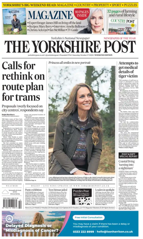 Cover of Yorkshire Post