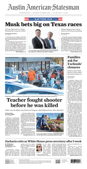 Cover of Austin American-Statesman
