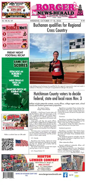 Cover of Borger News-Herald