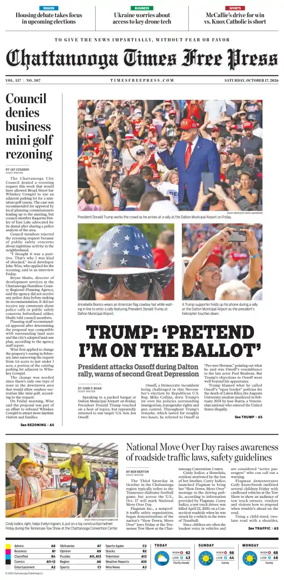 Cover of Chattanooga Times Free Press