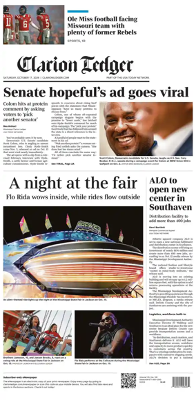 Cover of Clarion Ledger