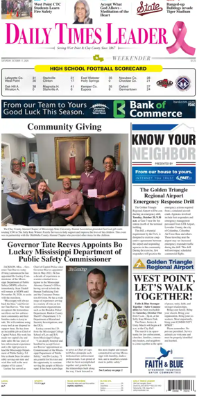 Cover of Daily Times Leader