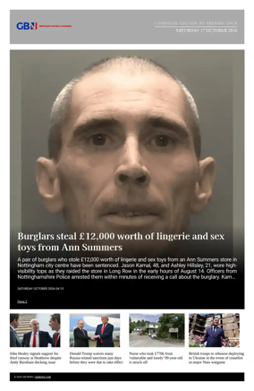 Cover of GB News UK