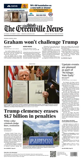 Cover of The Greenville News
