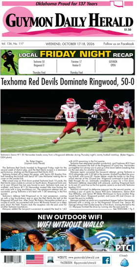 Cover of Guymon Daily Herald