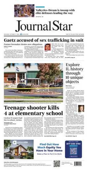 Cover of Journal Star (Peoria)