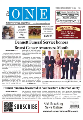 Cover of Observer News Enterprise