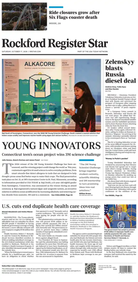Cover of Rockford Register Star