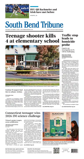Cover of South Bend Tribune